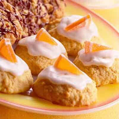 Glazed Orange Drop Cookies