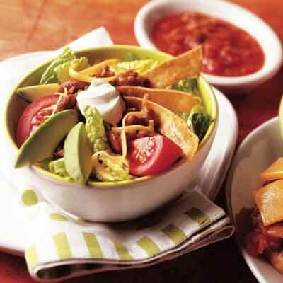 Chili Bean Taco Salad