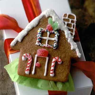 Christmas Gingerbread House Cookies