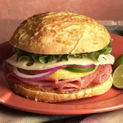 Tropical Ham & Swiss Sandwich