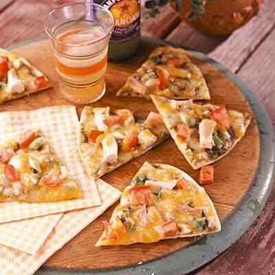 Grilled Cracker Crust Pizzas