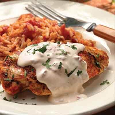 Grilled Chicken with Chipotle Cream Sauce