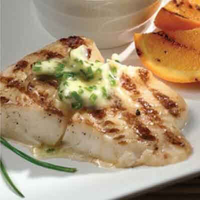 Halibut with Wasabi Butter