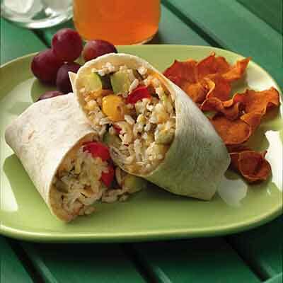 Roasted Vegetable & Rice Wraps