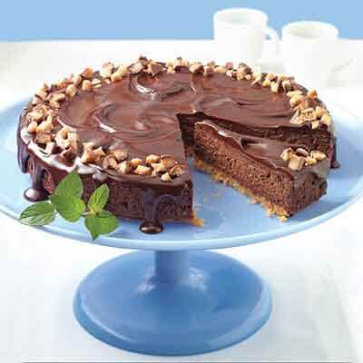 Chocolate Truffle Toffee Cheesecake