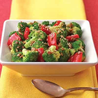 Broccoli & Peppers in Browned Butter