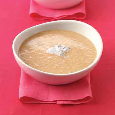 Red Pepper Asparagus Soup