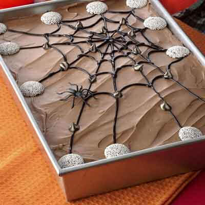 Spiderweb Cake | MrFood.com
