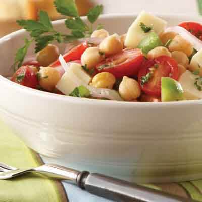 Provolone Garbanzo Bean Salad