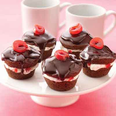 Chocolate Cherry Brownie Bites
