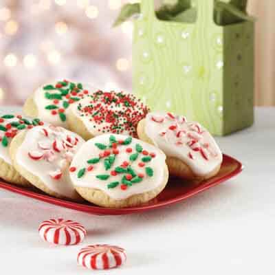 Vanilla-Glazed Snow Cookies