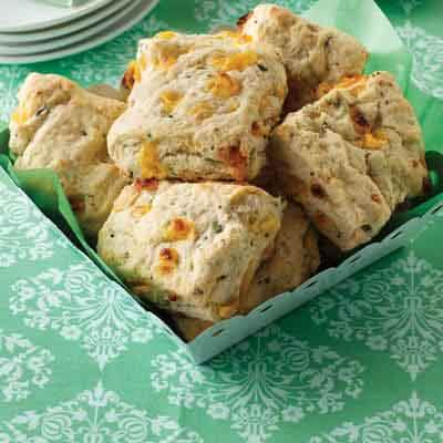 Peppery Cheese & Chive Biscuits
