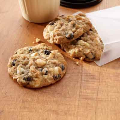 Oatmeal Blueberry White Chocolate Cookies
