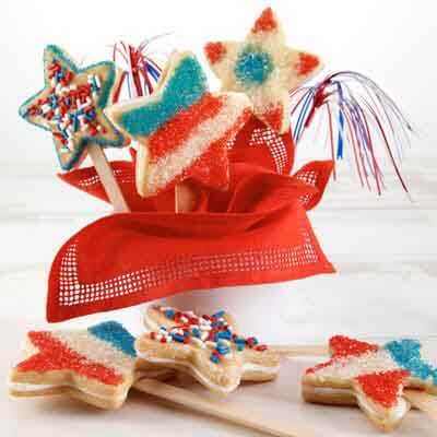 Star Spangled Sandwich Cookies Image