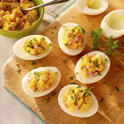 Deviled Eggs with Ham