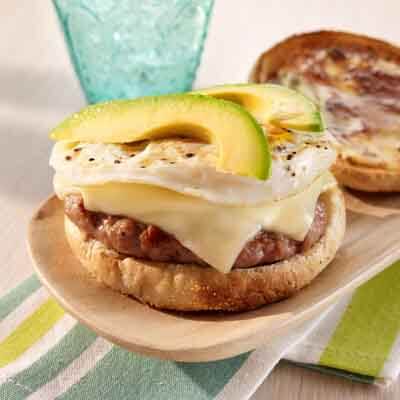 Sausage, Egg & Cheese Breakfast Sandwich