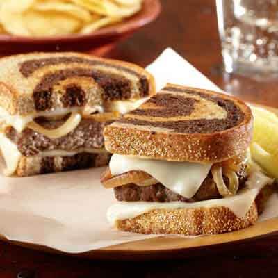 Patty Melts with Fried Onions