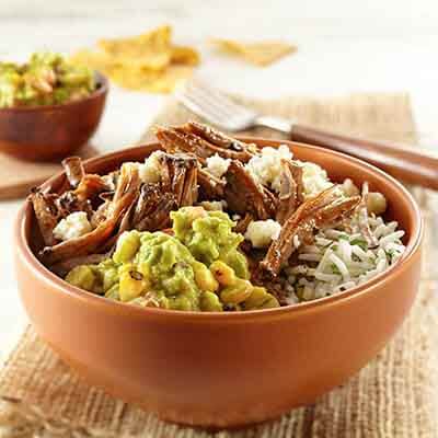 Rice Bowl with Grilled Corn Guacamole