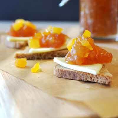 Open-Faced Savory Jam Sandwiches