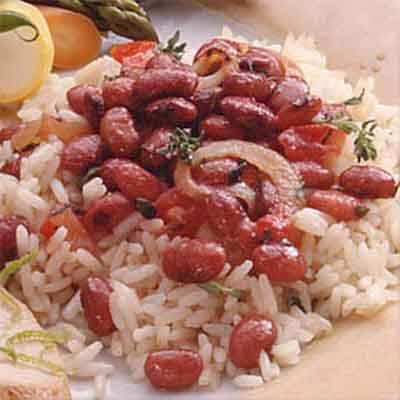Spicy Red Beans over Rice