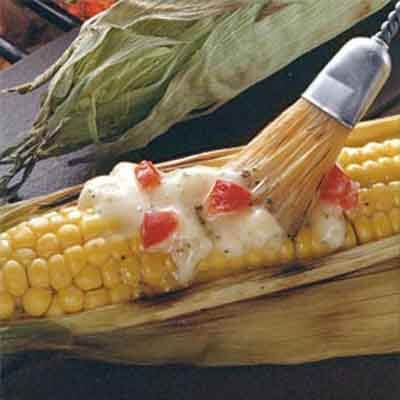 Grilled Corn with Herb Butter Image 