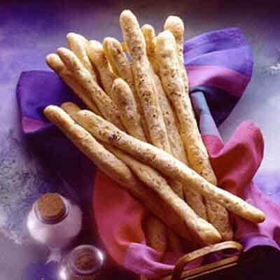 Onion Fennel Breadsticks