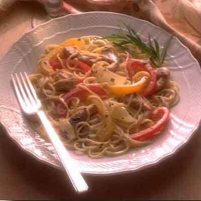 Chicken & Peppers with Pasta
