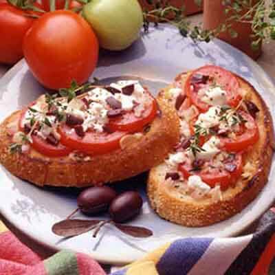 Sourdough Bread with Olives & Goat Cheese
