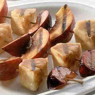 Cinnamon-Glazed Fruit Kabobs