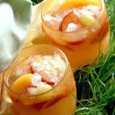 Icy Fruit Cups with Lemonade
