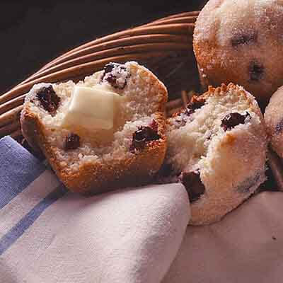 Sugar-Dipped Blueberry Muffins