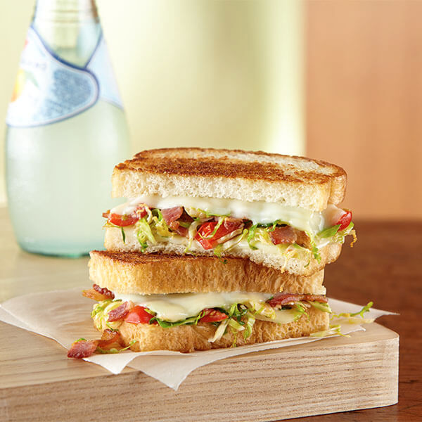 Brussels Sprouts & Bacon Grilled Cheese
