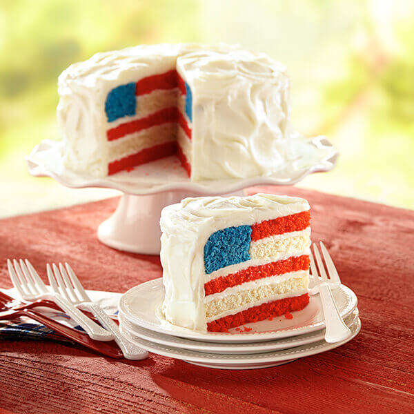 Fondant American Flag Cake Tutorial - YouTube