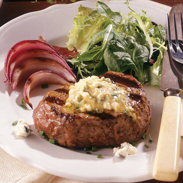 Beef Tenderloin with Blue Cheese