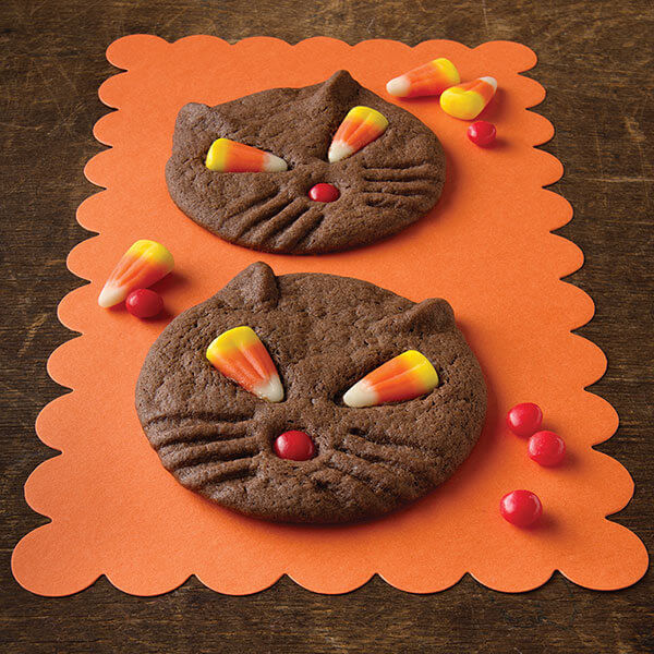 halloween cat biscuits