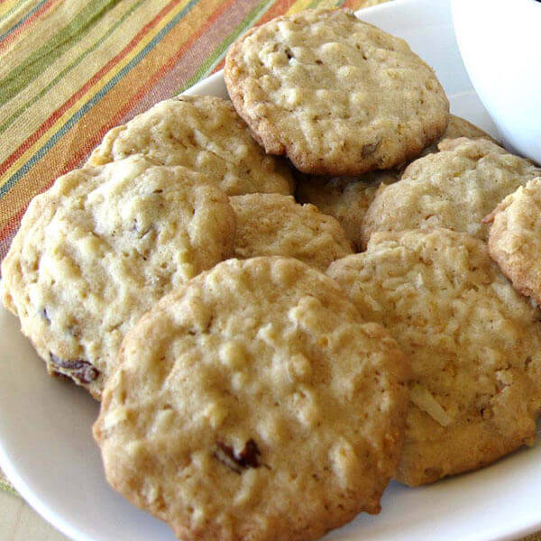 Crispy Oat Butter Cookies