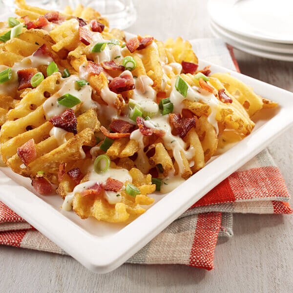Loaded Baked Potato Cheese Fries