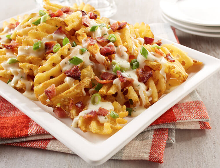 Loaded Baked Potato Cheese Fries Recipe | Land O’Lakes