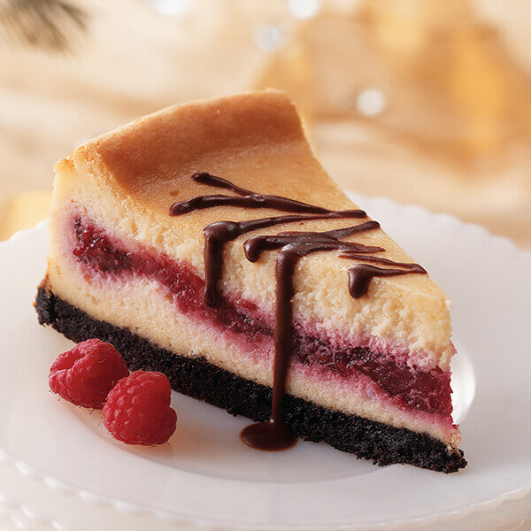 Raspberry Cheesecake with Chocolate Crust