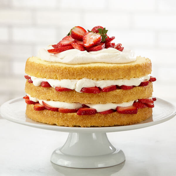 The BEST Homemade Strawberry Cake with Jello