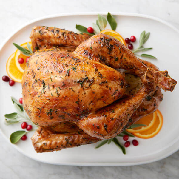 Butter Herb Roasted Turkey Image