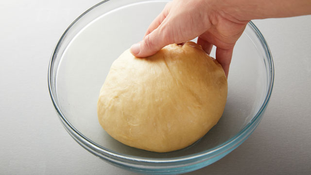 Dough in Greased Bowl