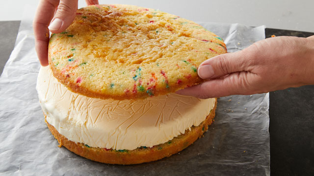 Assembling Cake