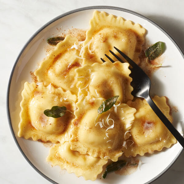 Sage butter online ravioli