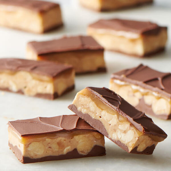 Caramel store candy bar