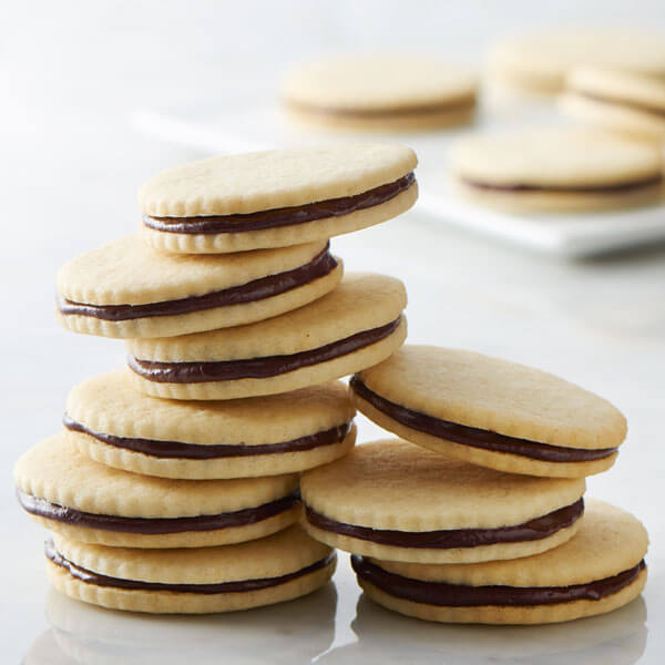 Mascarpone Cookies with Ganache Filling