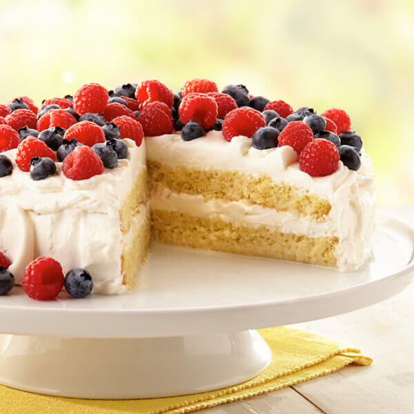 Tres Leches Cake with Berries Image 
