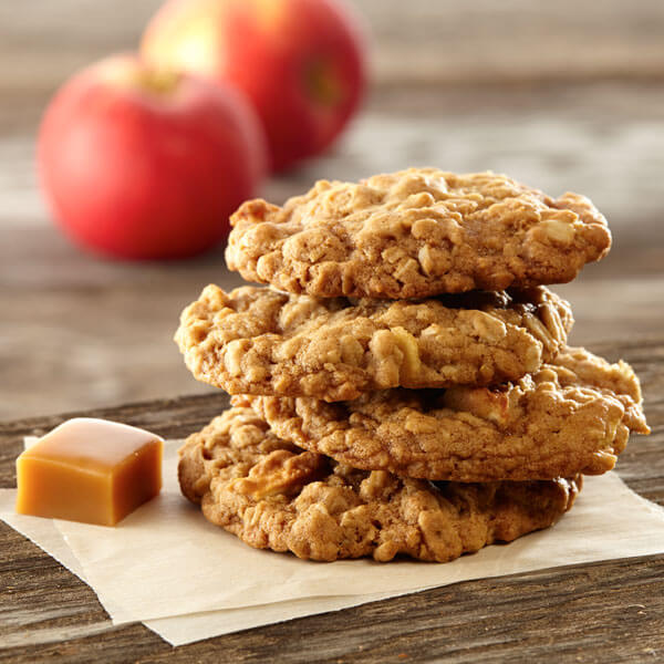 Caramel Apple Oatmeal Cookies