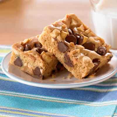 Peanut Chocolate Swirl Bars