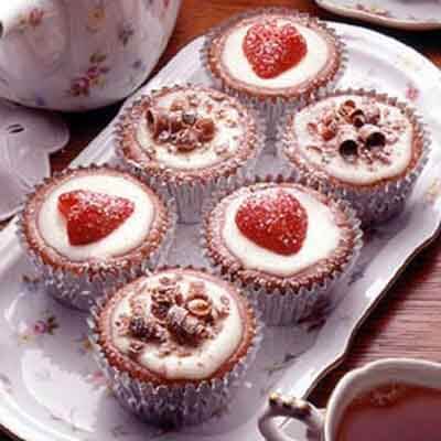 Simple Mini Cocoa Cheesecakes